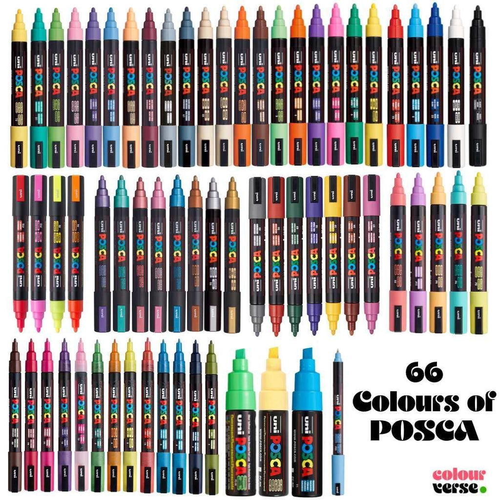 Posca PC-5M Multicolor Pack of 25