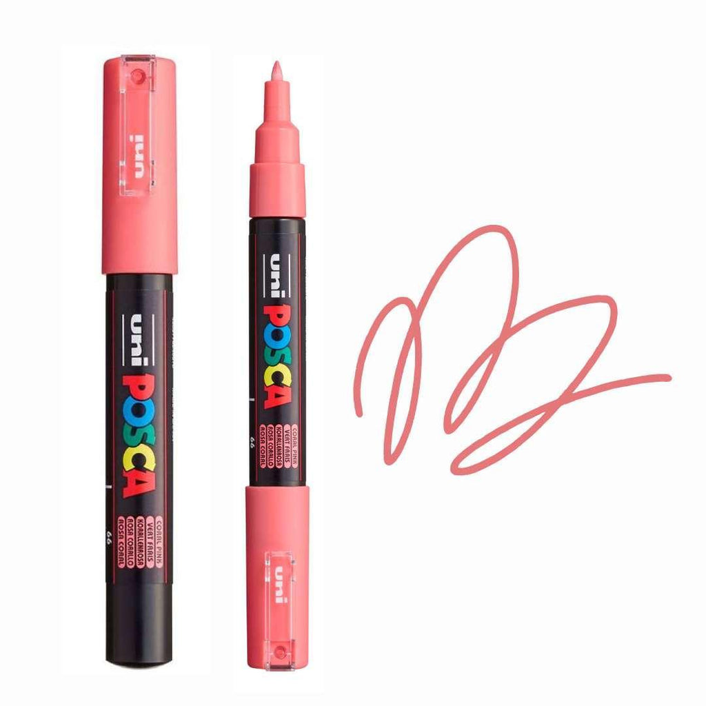 POSCA PC1M Paint Pen - CORAL PINK - Colourverse