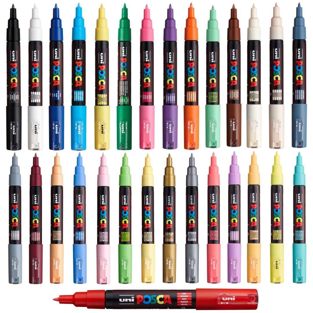 POSCA PC1M Paint Pen - Full Set of 29 Pens