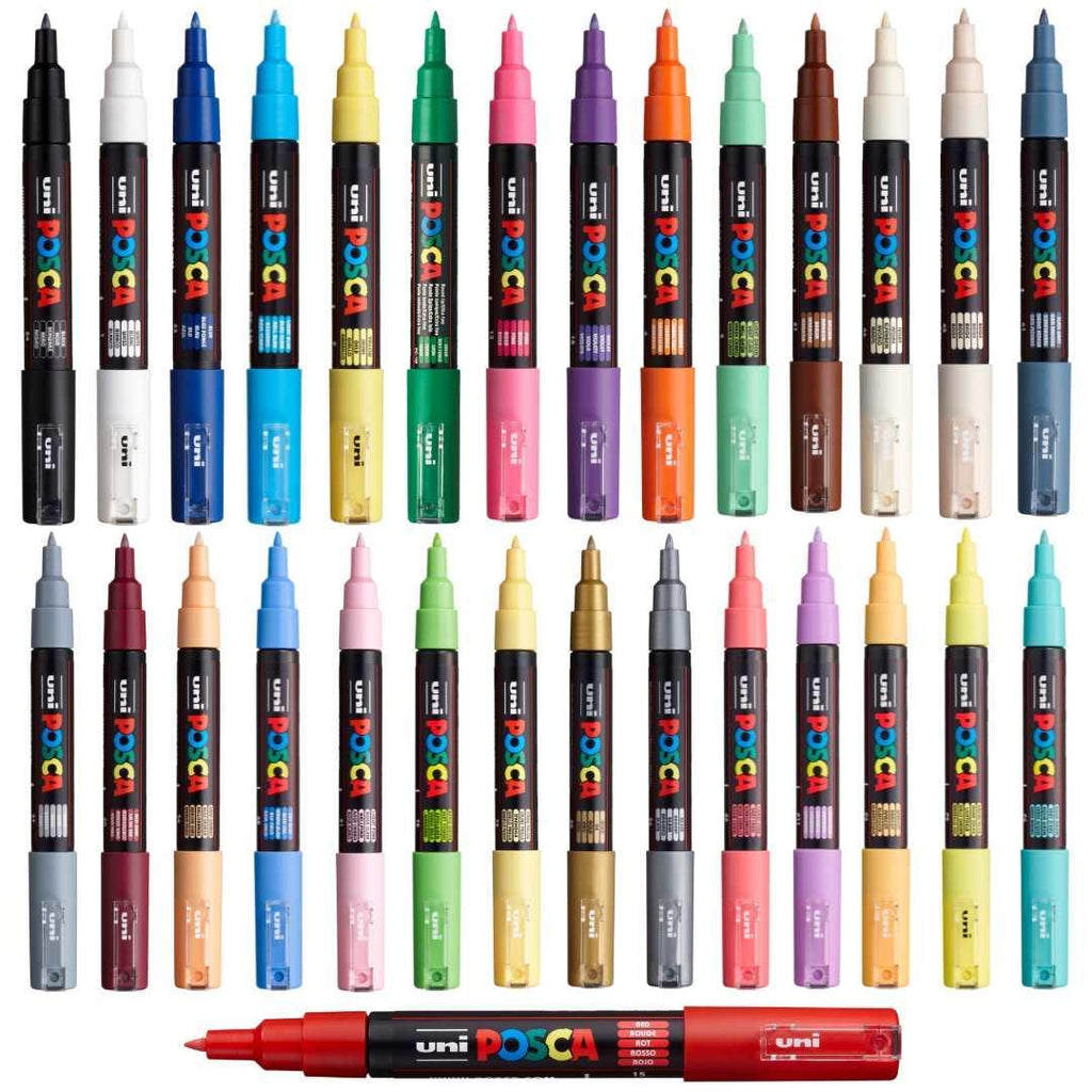 POSCA PC1M Paint Pen - Full Set of 29 Pens - Colourverse