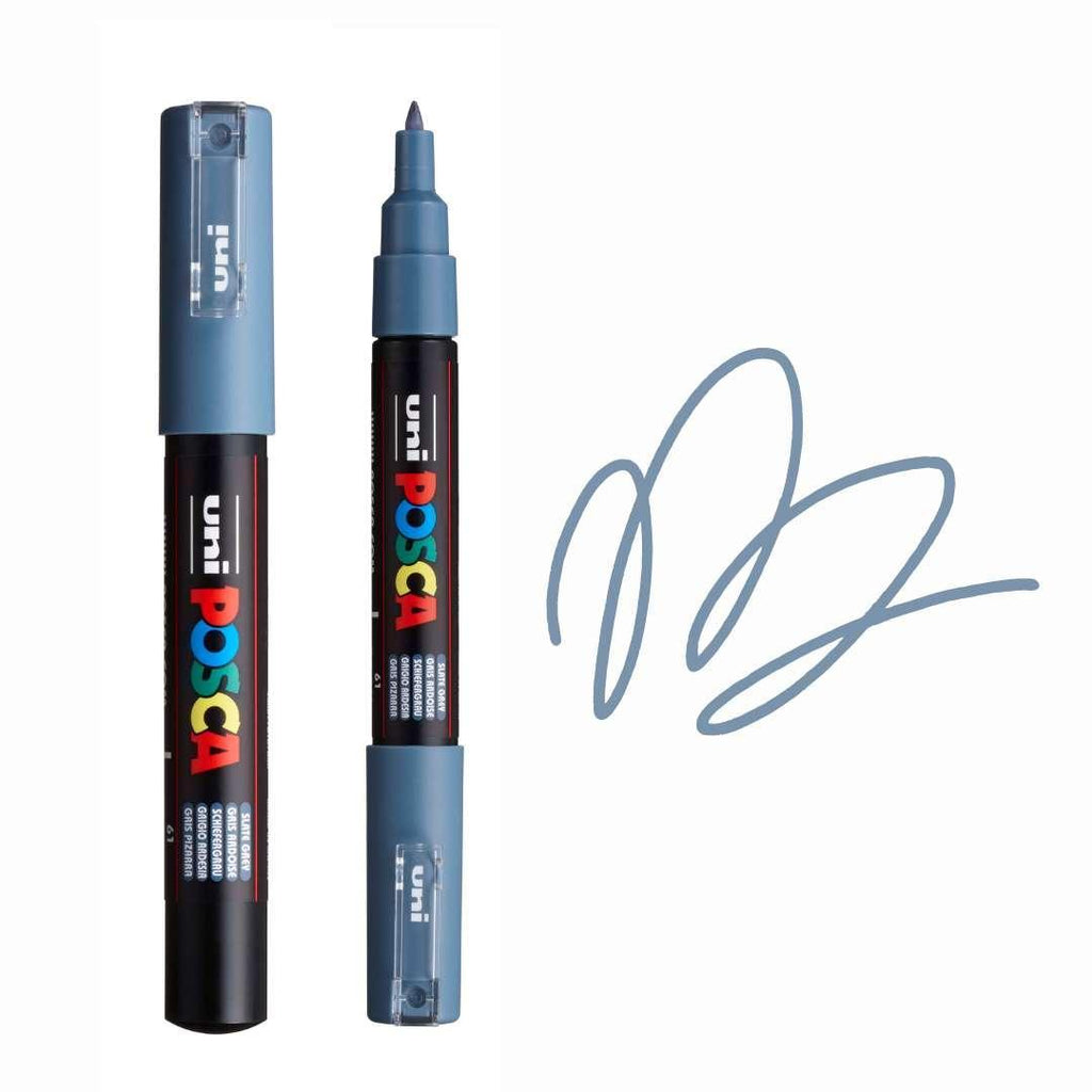 POSCA PC1M Paint Pen - SLATE GREY - Colourverse