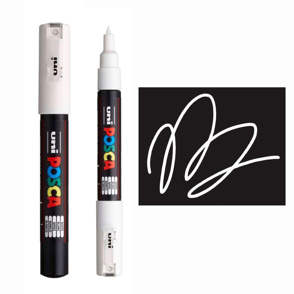 POSCA PC1M Paint Pen - WHITE - Colourverse