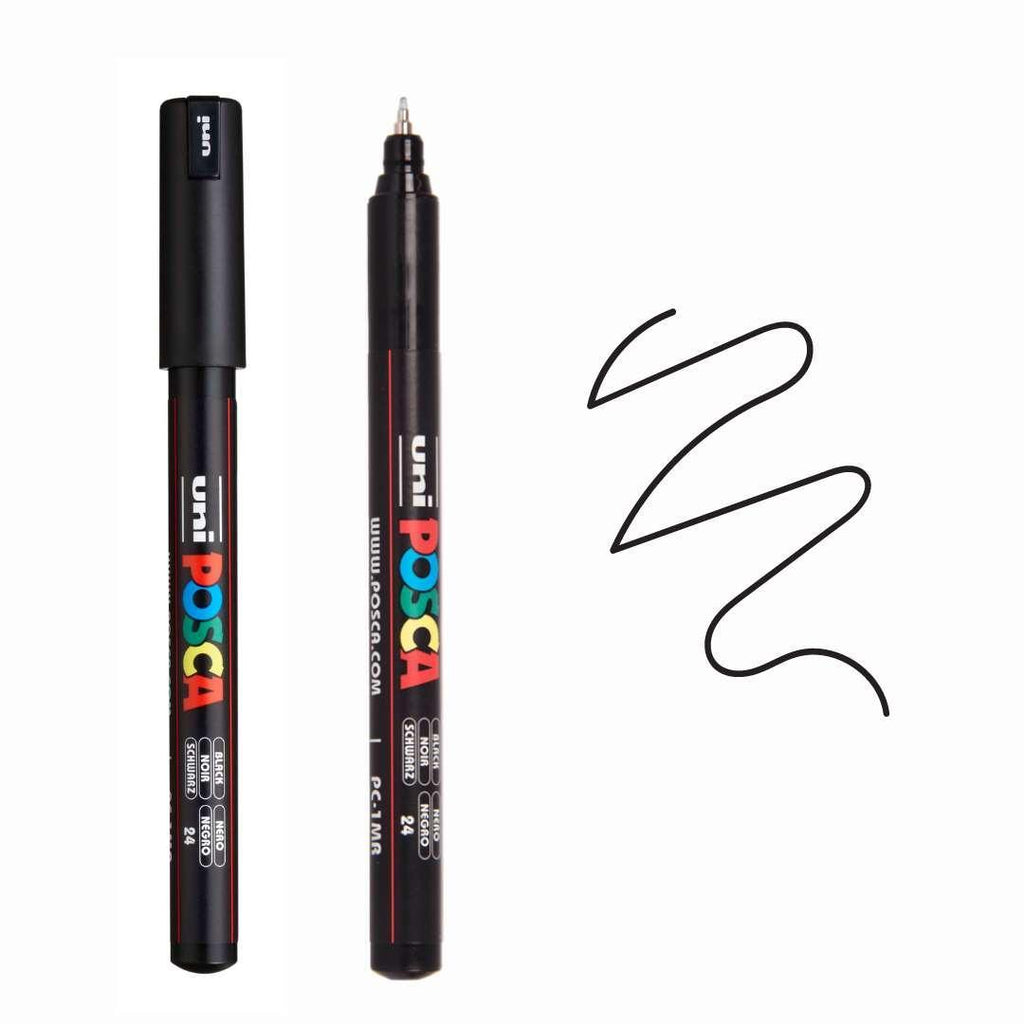 POSCA PC1MR Paint Pen - BLACK - Colourverse