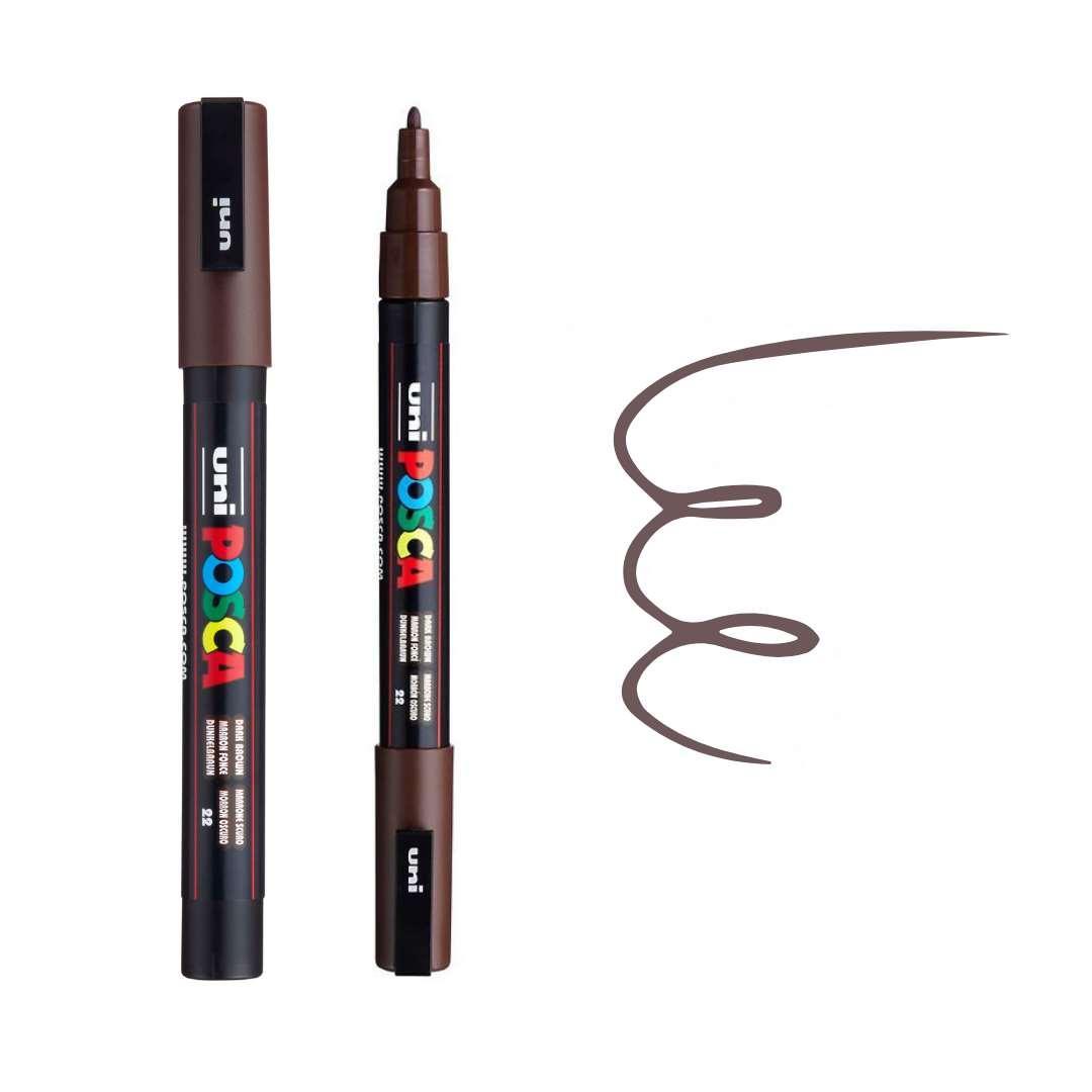 Posca Marker : Pc-3m : Fine Bullet Tip : 0.9 - 1.3mm : Black
