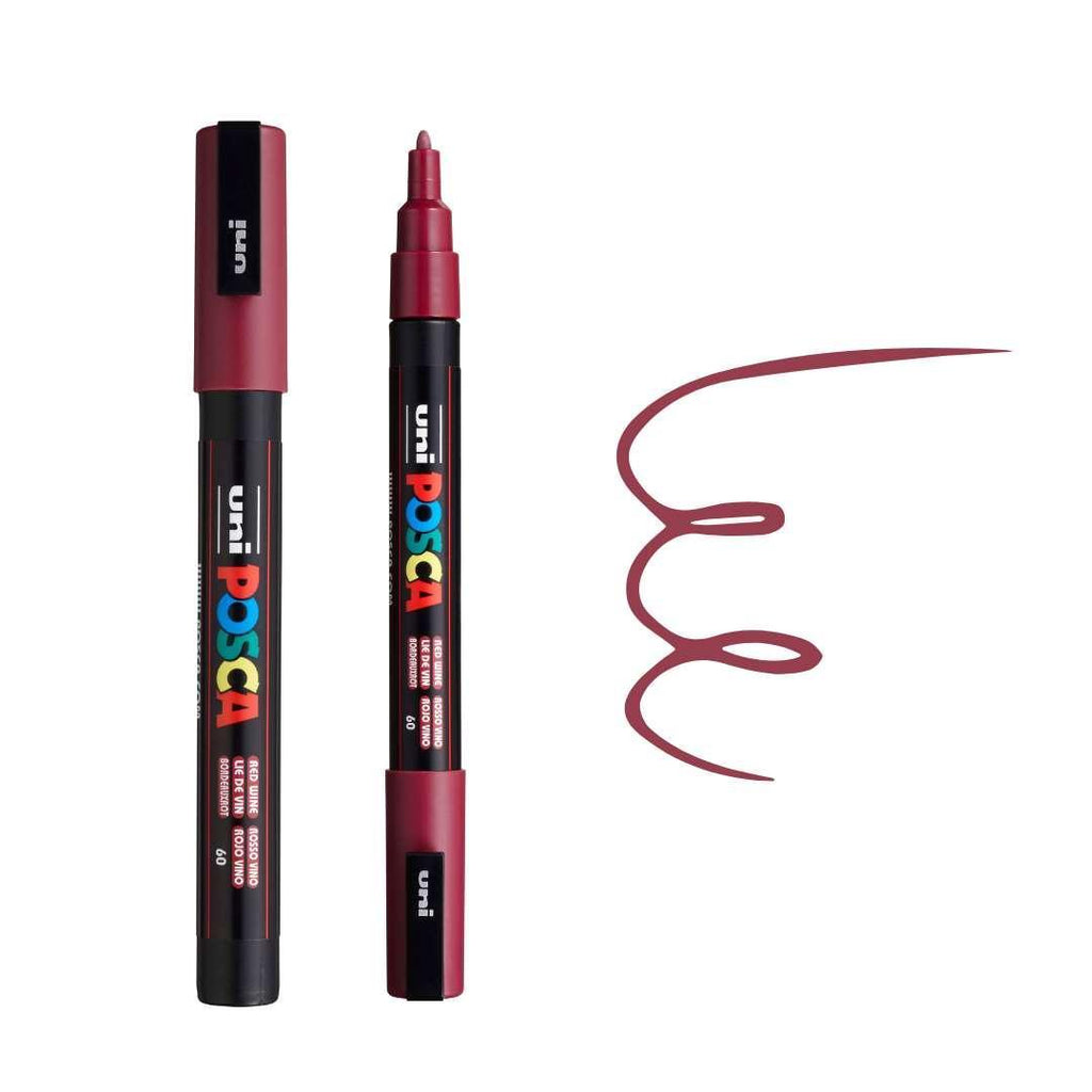 POSCA PC3M Paint Pen - RED WINE - Colourverse