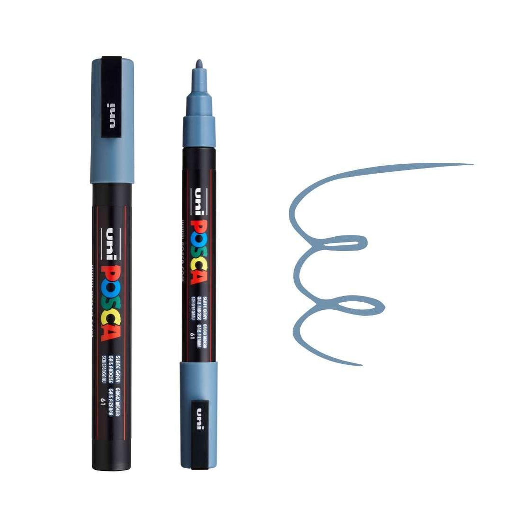 POSCA PC3M Paint Pen - SLATE GREY - Colourverse