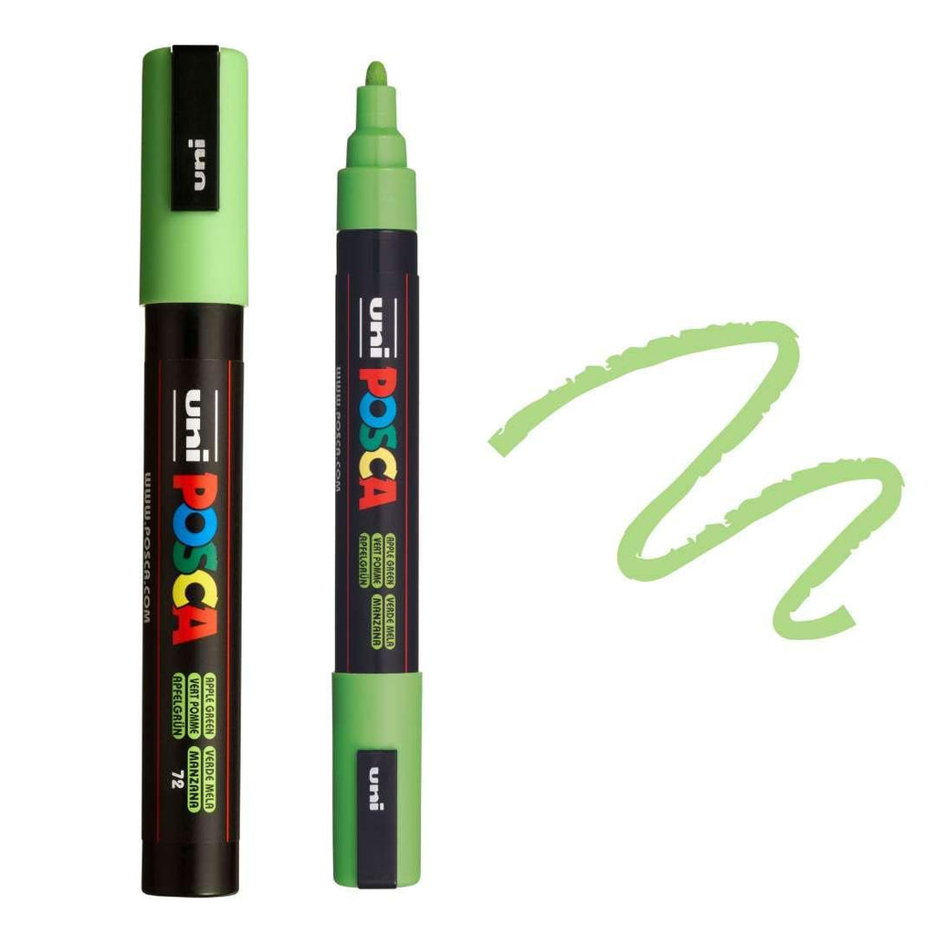 POSCA PC5M Paint Pen - APPLE GREEN - Colourverse