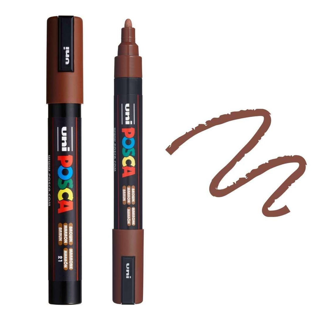 POSCA PC5M Paint Pen - BROWN - Colourverse