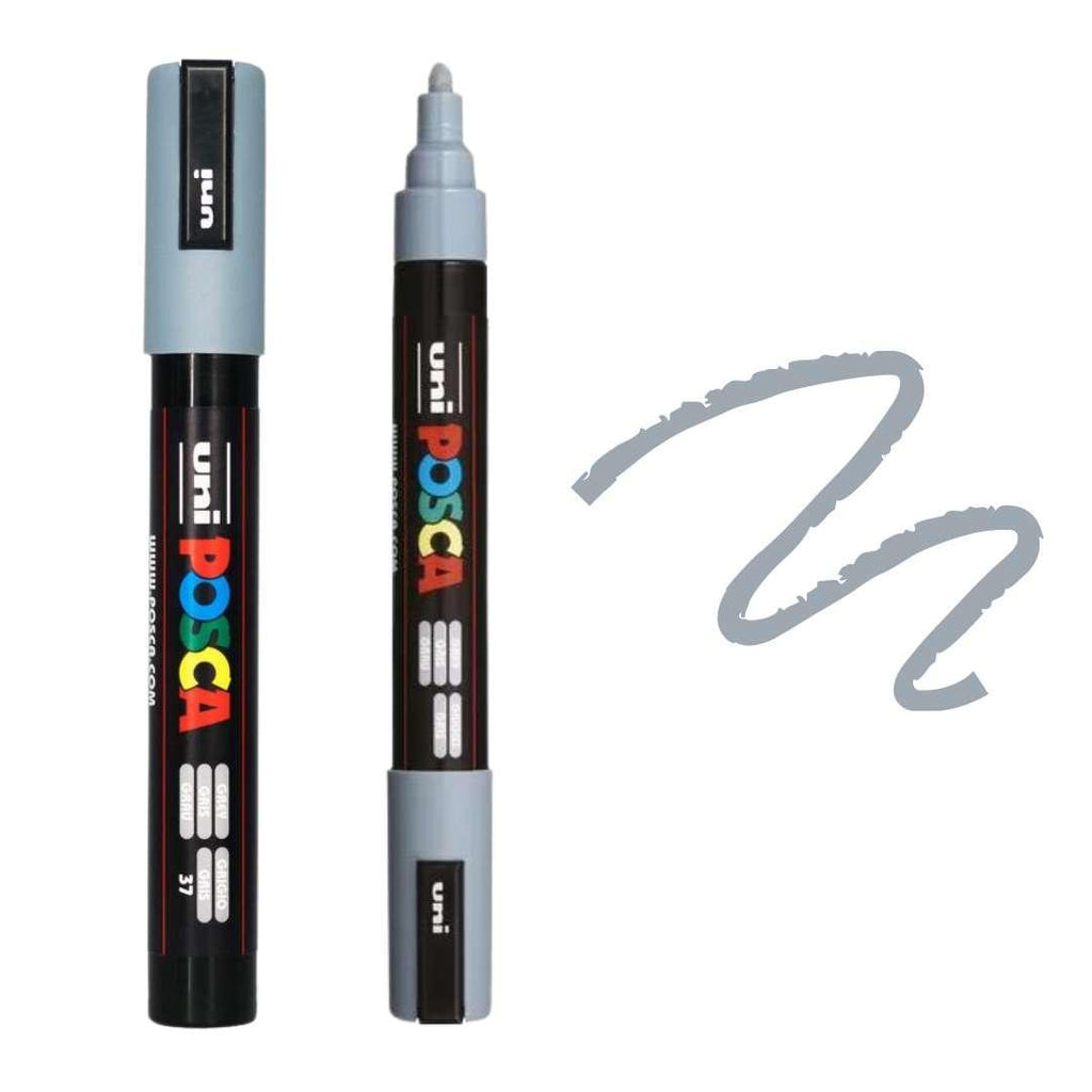 POSCA PC5M Paint Pen - GREY - Colourverse