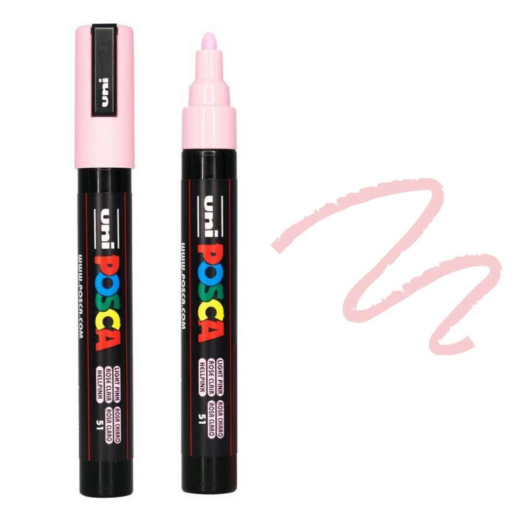 POSCA PC5M Paint Pen - LIGHT PINK - Colourverse