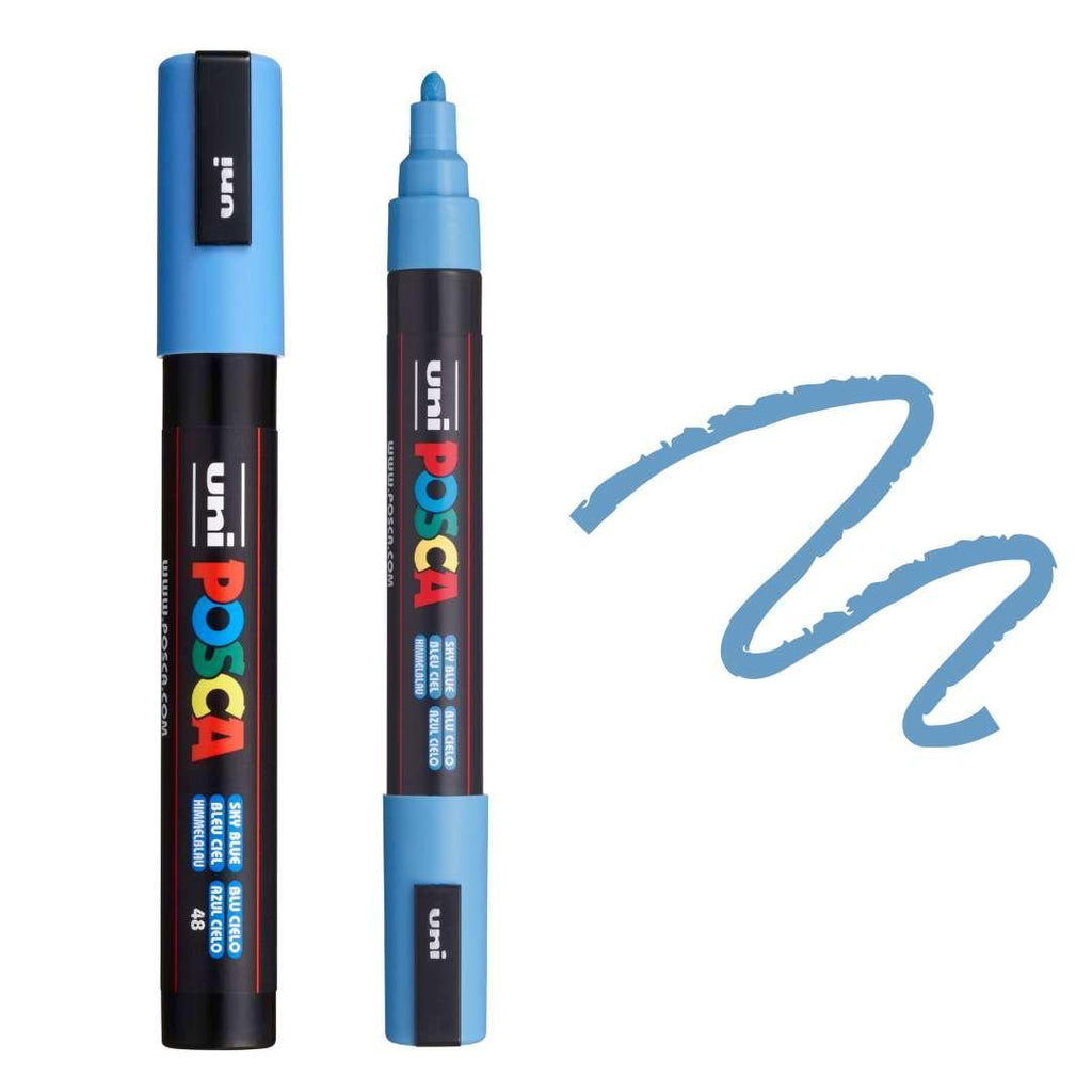 POSCA PC5M Paint Pen - SKY BLUE - Colourverse