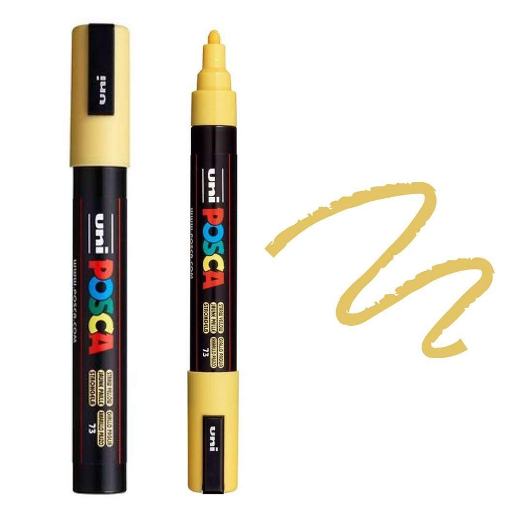 POSCA PC5M Paint Pen - STRAW YELLOW - Colourverse