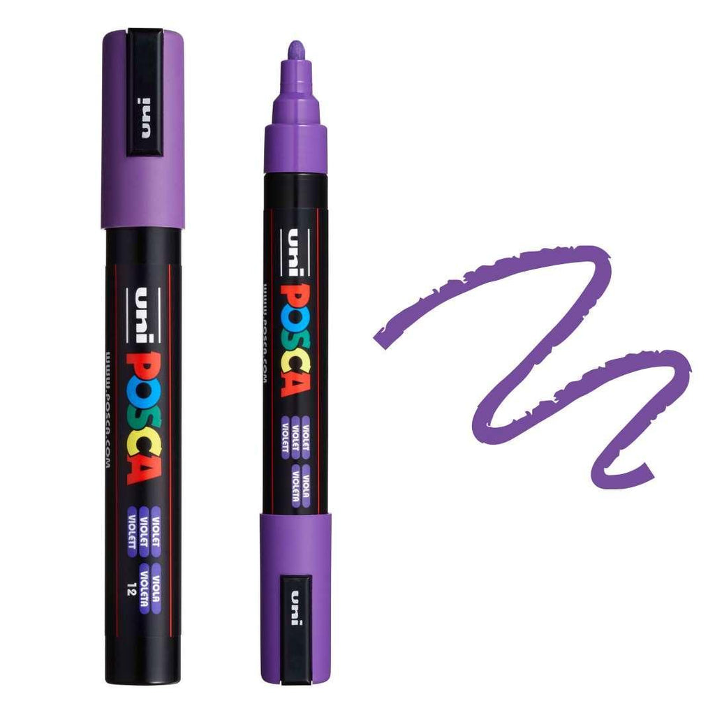 POSCA PC5M Paint Pen - VIOLET - Colourverse