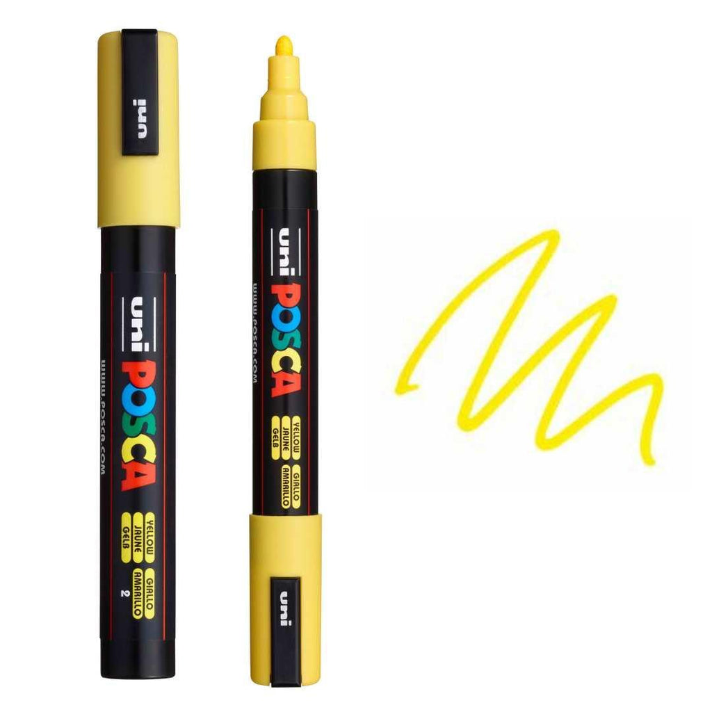 POSCA PC5M Paint Pen - YELLOW - Colourverse