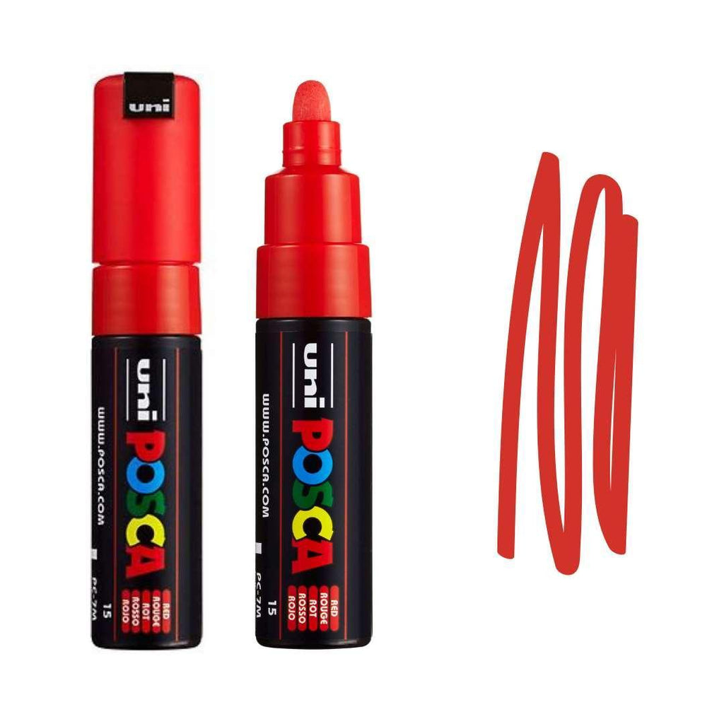 POSCA PC7M Paint Pen - RED - Colourverse