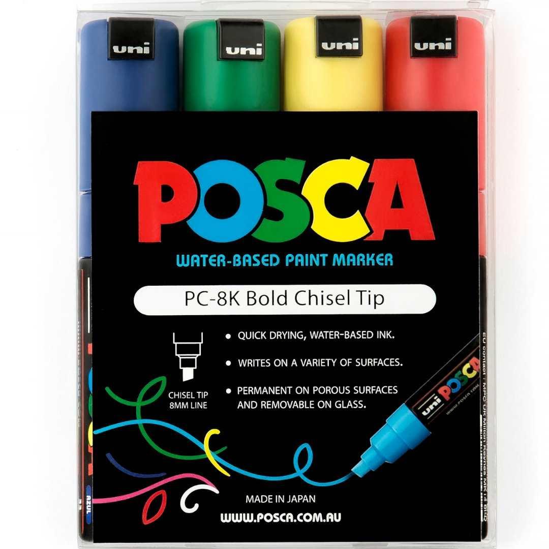 15 Posca Paint Markers 8K Broad Posca Markers with Broad Chisel
