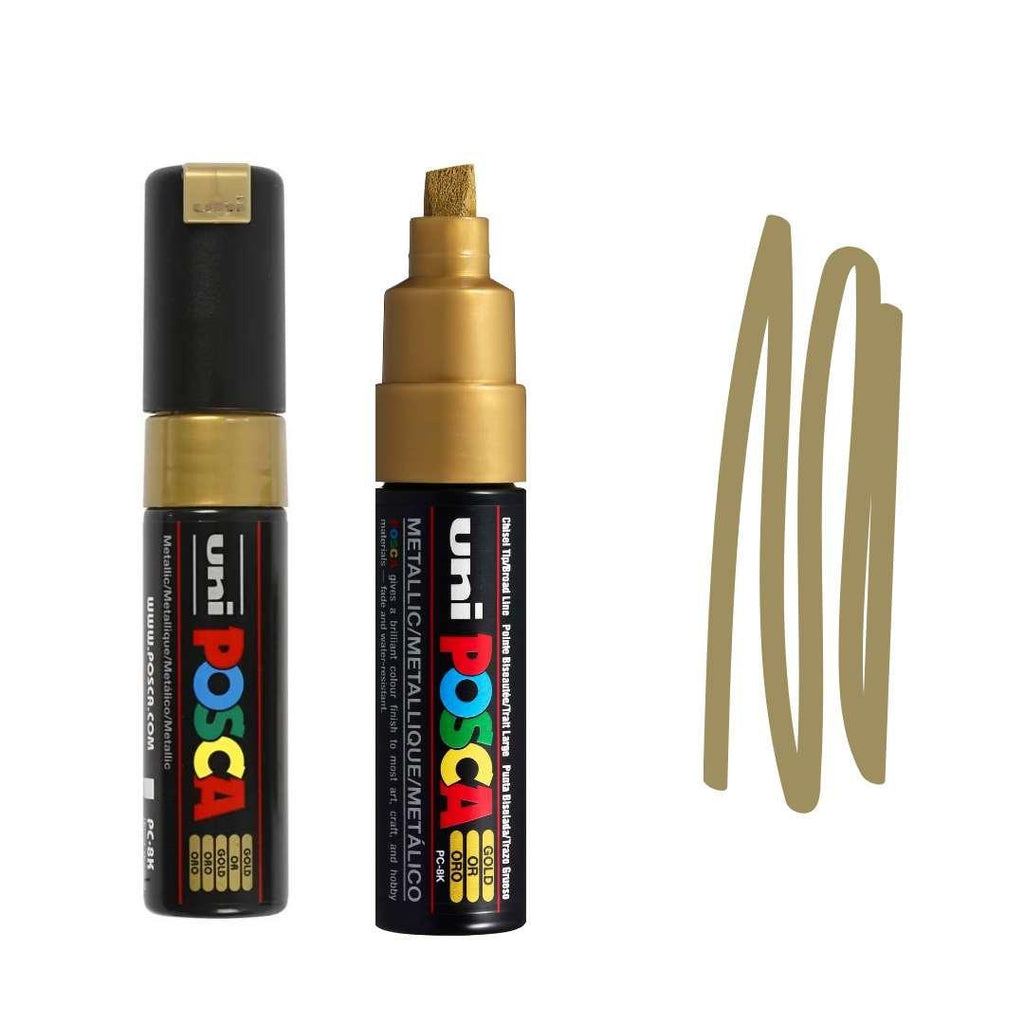 POSCA PC8K Paint Pen - GOLD - Colourverse