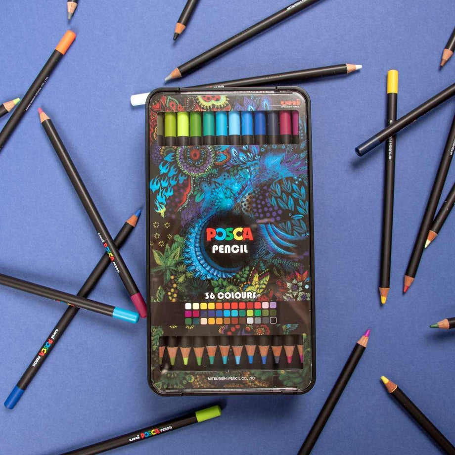 Posca Artist Pencils, 12 farger - LUSH DIVE AS